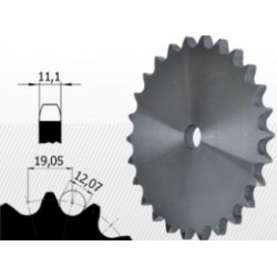 12B-2 Roata dubla dintata disc pentru lant gall cu role