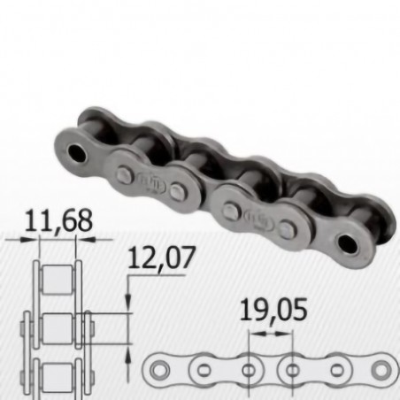 12B-2 Lant gall dublu cu role - 5 metri