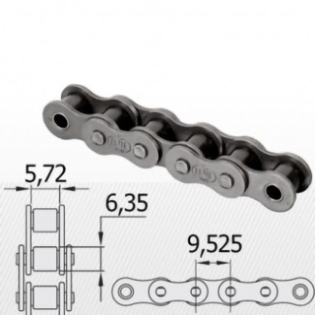 06B-3 Lant triplu gall cu role - 5 metri