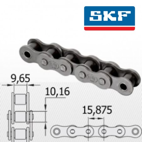 10B-2 SKF Lant dublu gall cu role - 5 metri