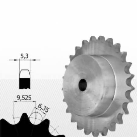 06B-1 Roata dintata cu butuc pentru lant gall cu role