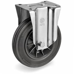 Roata KX52 din cauciuc standard - suport fix