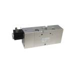 Electroventil 3/2 monostabil actionat electric cu 1 bobina revenire arc
