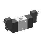 G1/4 Electroventil 3/2, bistabil, actionat electric cu 2 bobine, revenire electro-pneumatica, pilot 15mm, 24V