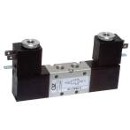 521 EE 90S - G1/8 Electroventil 5/2, bistabil, actionat electric cu 2 bobine la 90 pe laterala