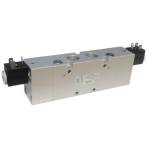 Electroventil 5/3, centrul sub presiune, cu doua bobine