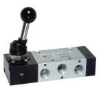 G1/4 VENTIL PNEUMATIC MANUAL, LEVIER 90°,REVENIRE CU ARC