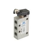 G1/8 16mm Distribuitor cu rola, monostabil, revenire cu arc