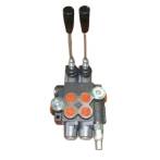 Distribuitor Hidraulic 3/8" 2 Manete Dublu Sens 40 litri