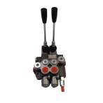 Distribuitor Hidraulic 1/2" 2 Manete 1 Dublu Efect Si 1 Simplu Efect 80 Litri