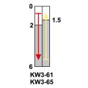 KW3-61 Microintrerupator cu tija curbata si arc