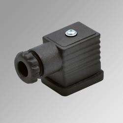 Conector standard negru, bobine laterale 22 mm